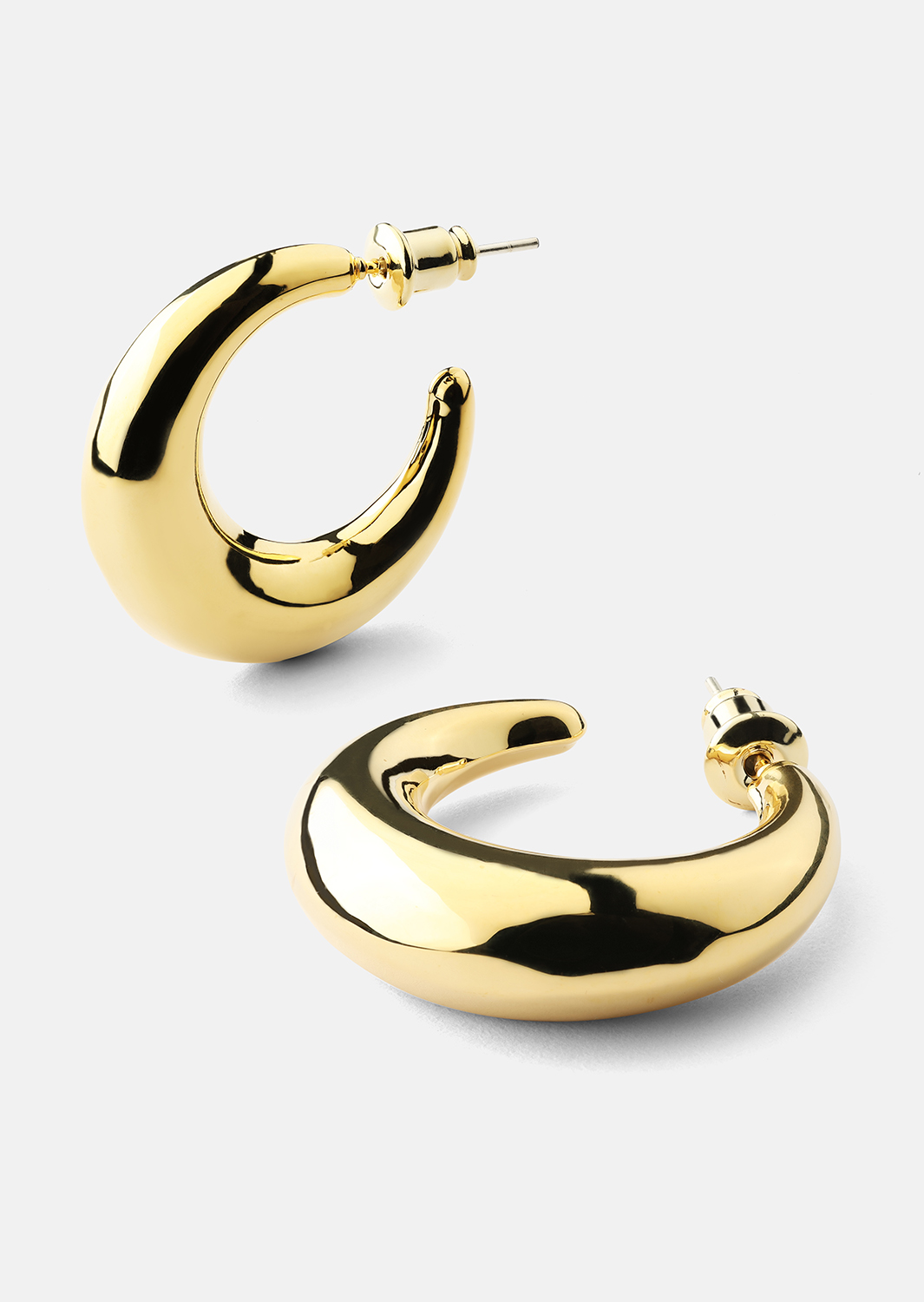 Bold Øredobber – 18k Gullbelagte