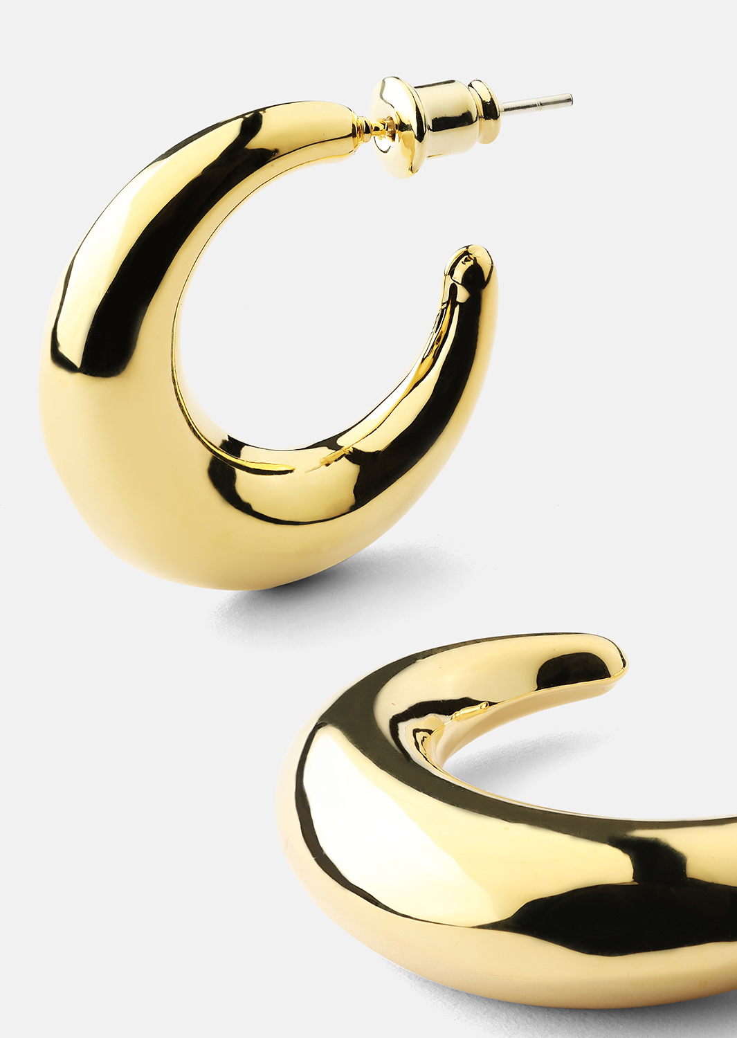 Bold Øredobber – 18k Gullbelagte