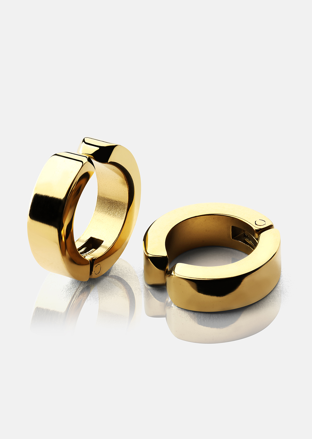 Øredobb Petite Hoop - 18k Gullbelagt