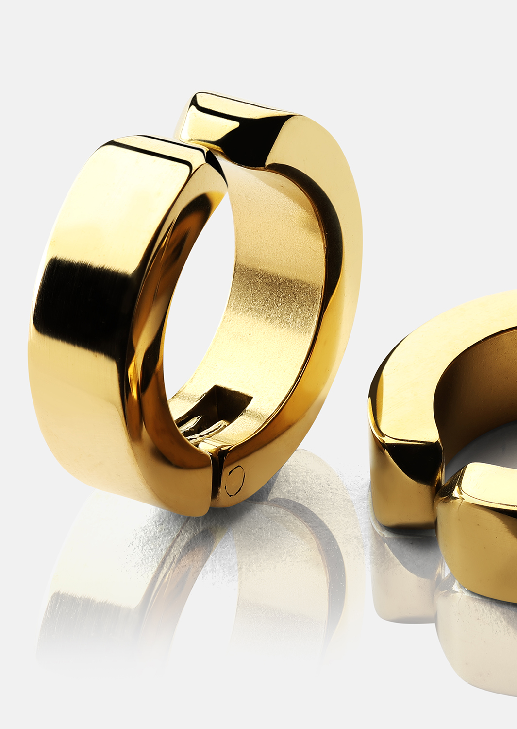 Øredobb Petite Hoop - 18k Gullbelagt