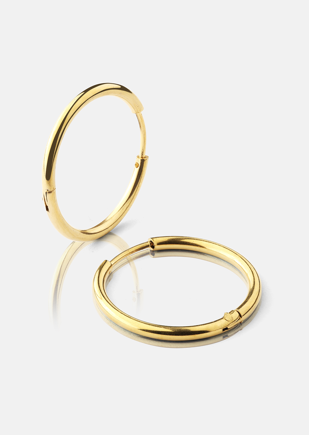 Øredobb Classic Medium - 18k Gullbelagt