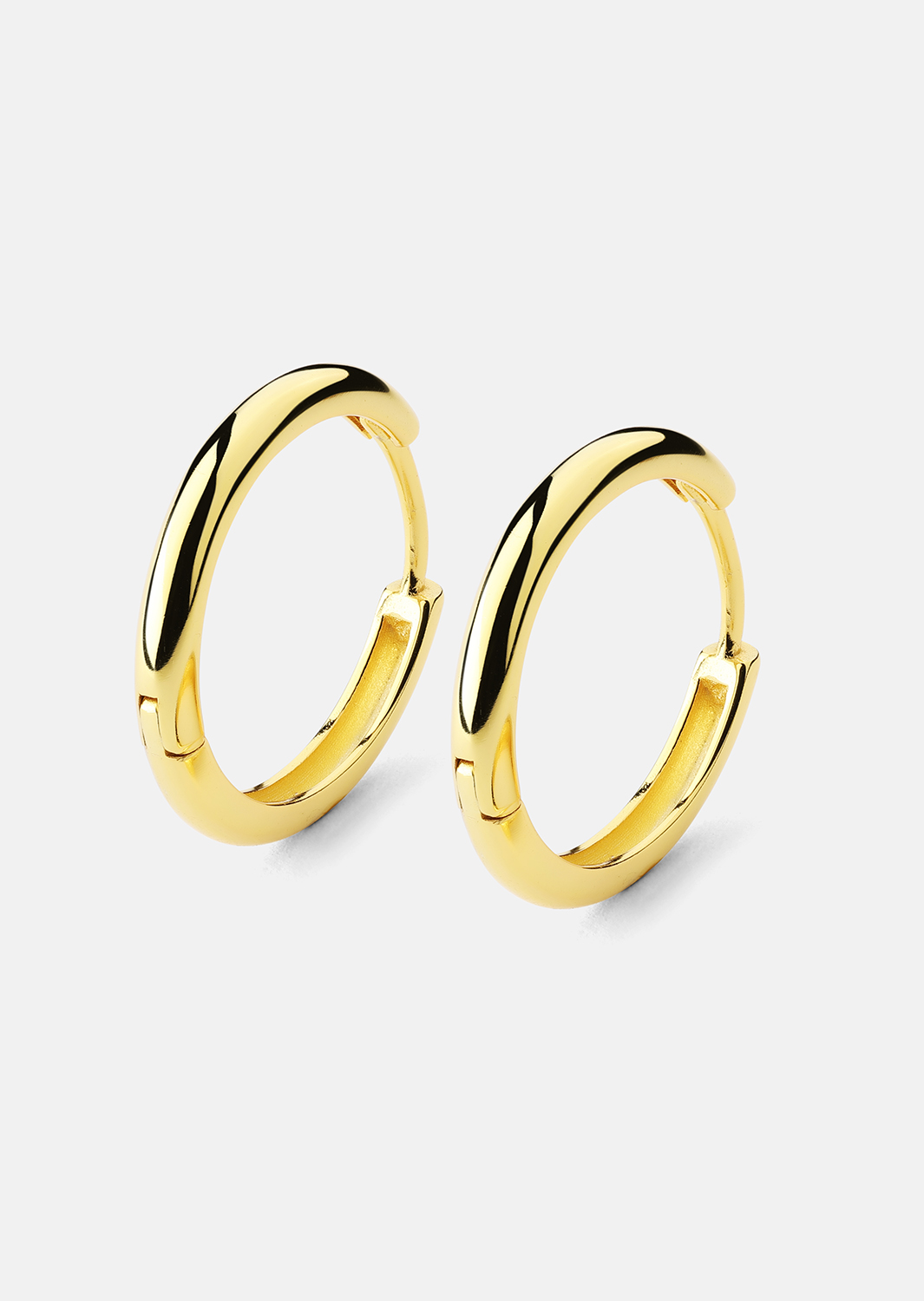 Øredobb Shine Hoops - 18k Gullbelagt