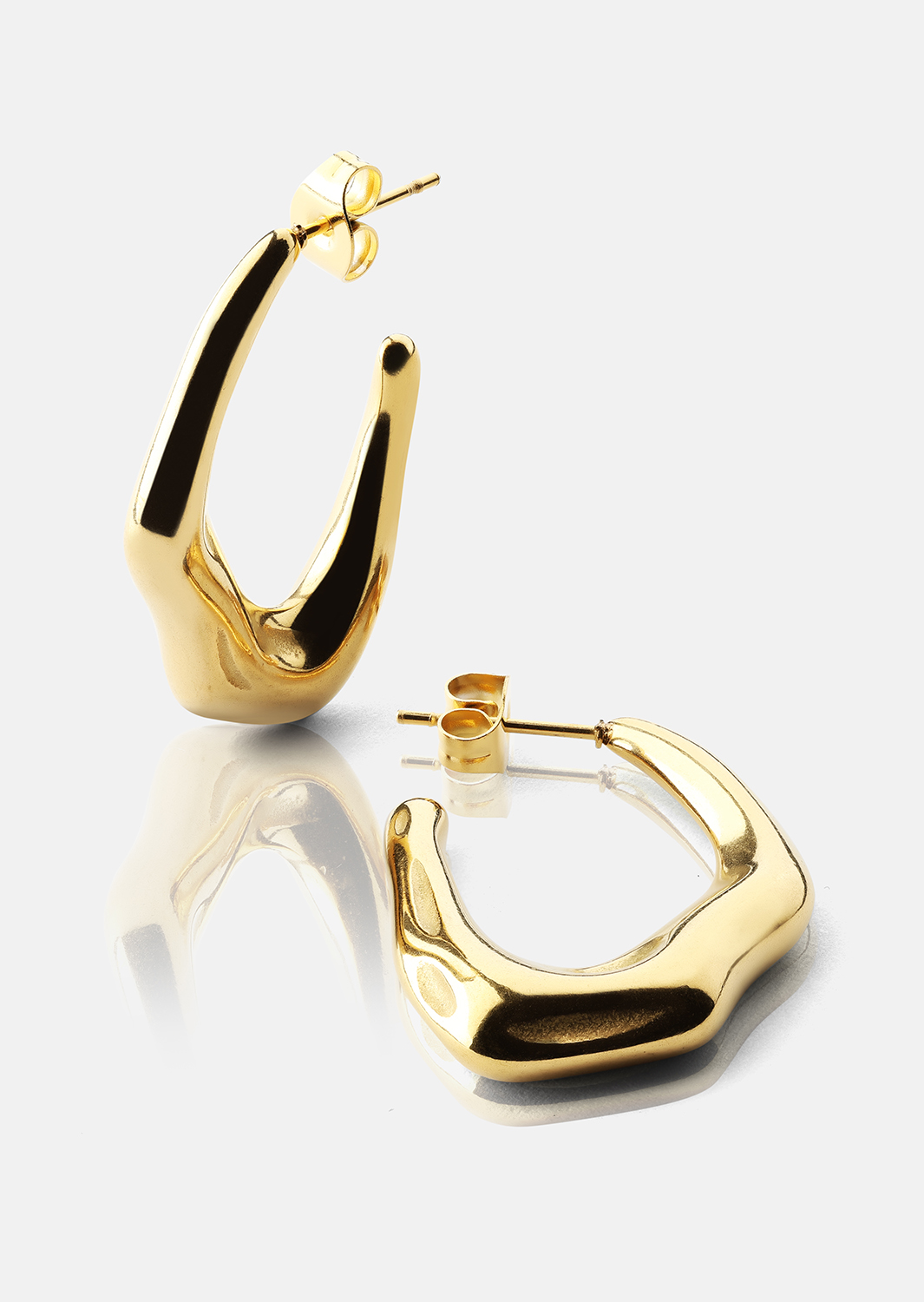 Øredobb Bold Drops - 18k Gullbelagt