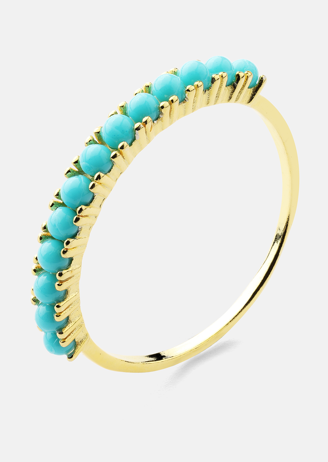 Blue Pearl Elegance Ring - 18k Gold Plated