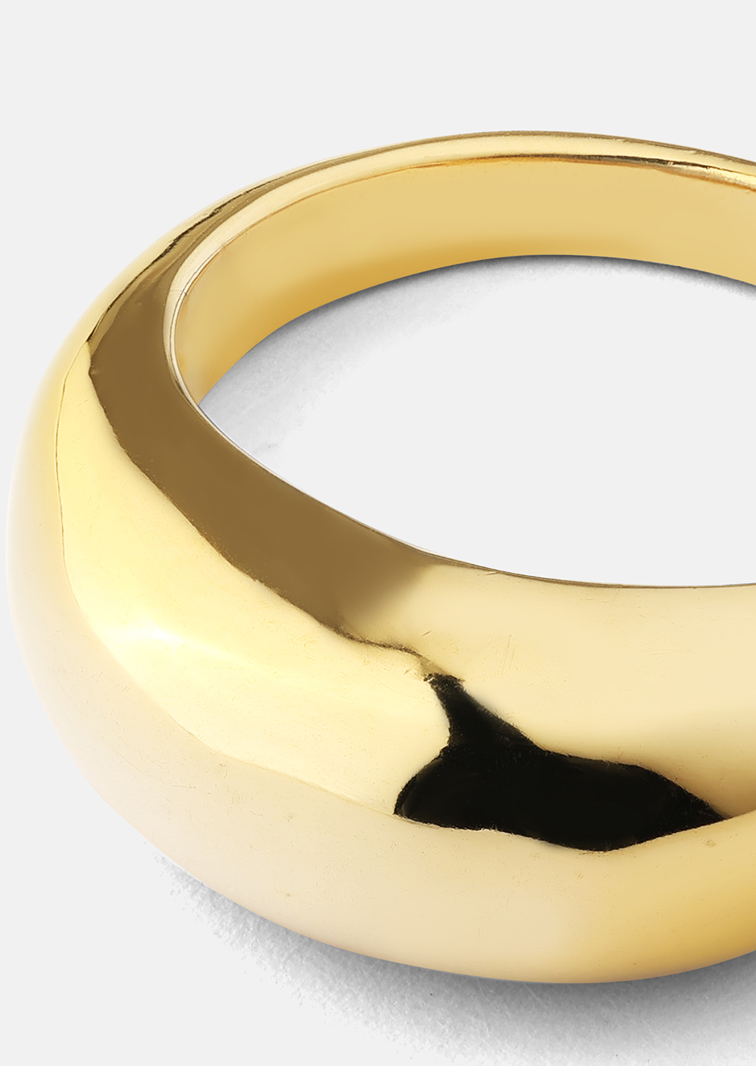 Golden Bold Ring - 18K Gullbelagt