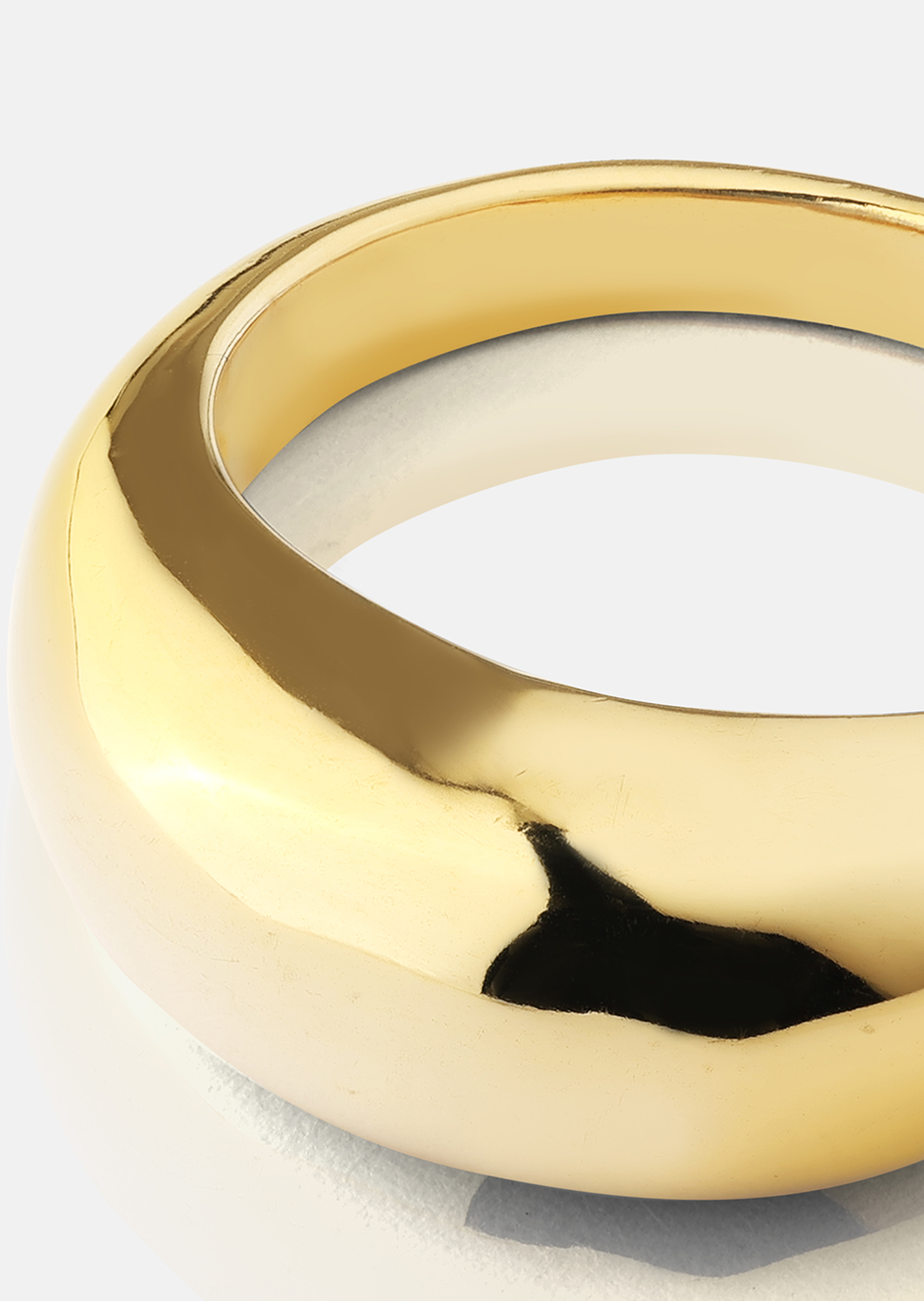 Golden Bold Ring - 18K Gullbelagt