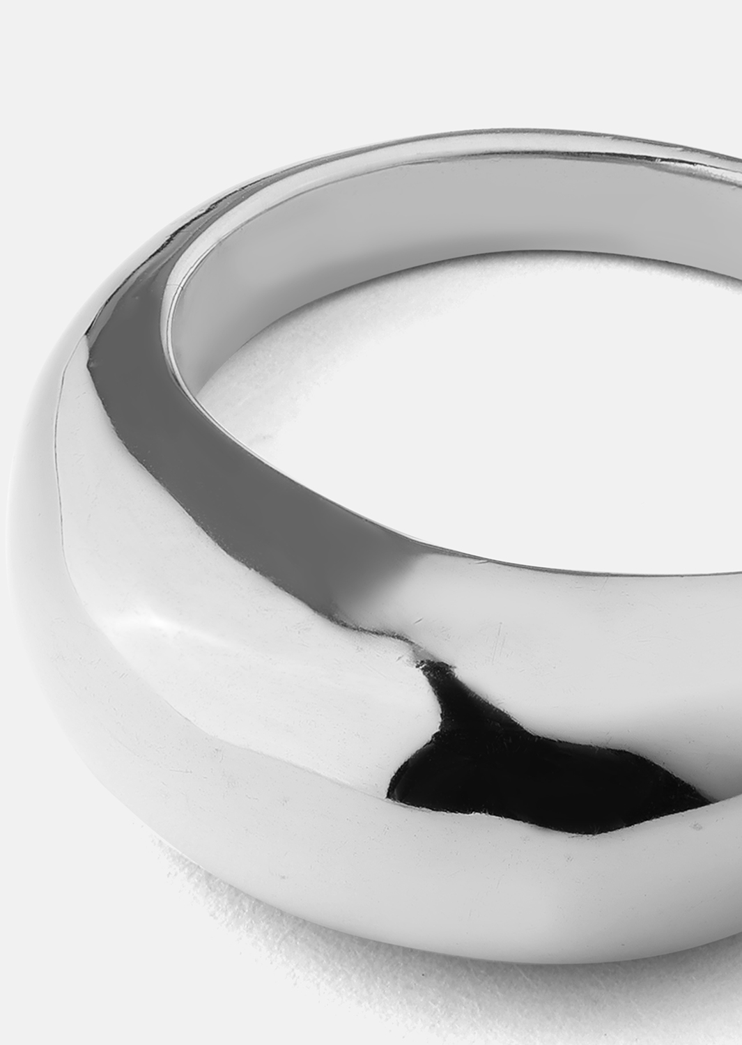 Golden Bold Ring - Sølvbelagt