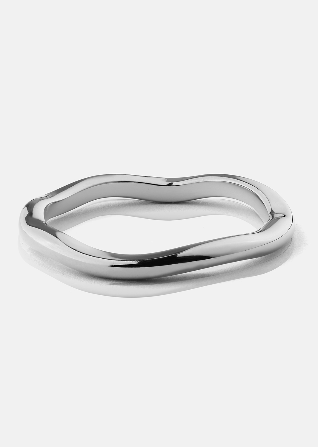 Ring Wave Silver- Sølvbelagt