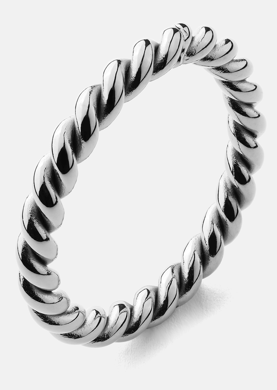 Ring Silver Twist - Sølvbelagt