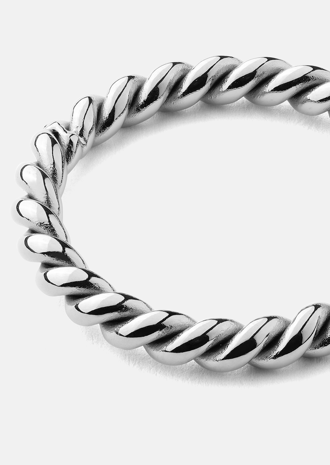 Ring Silver Twist - Sølvbelagt