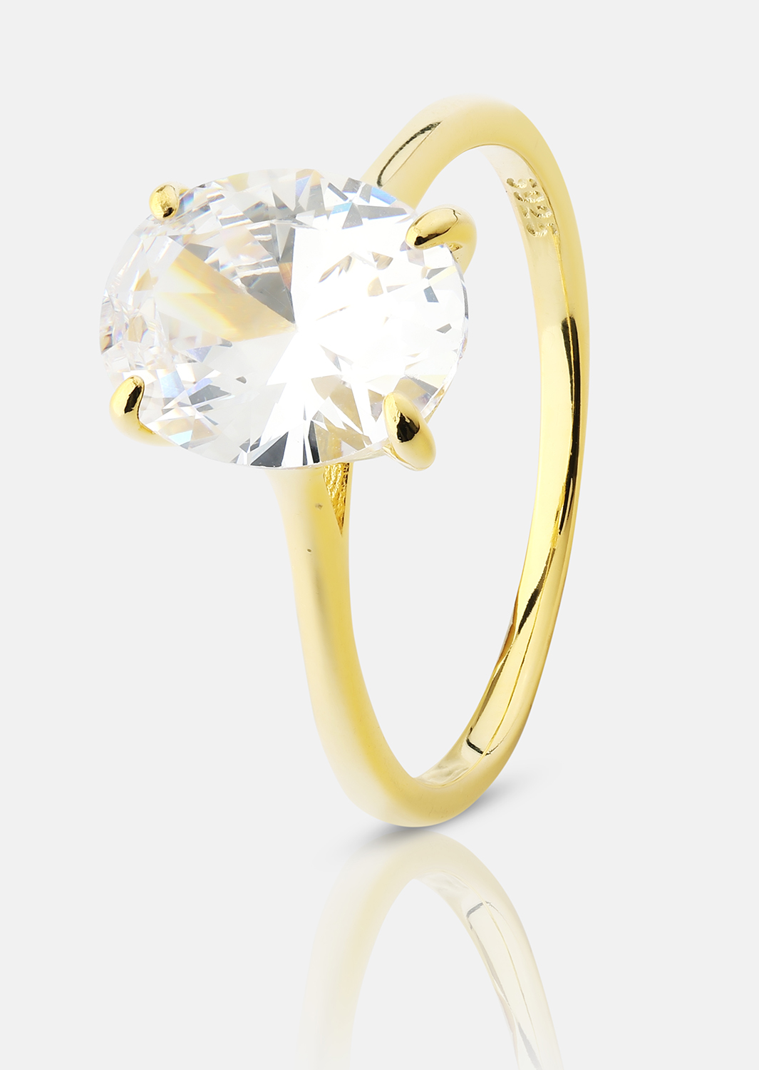 Ring Clarity - 18k Gold Plated