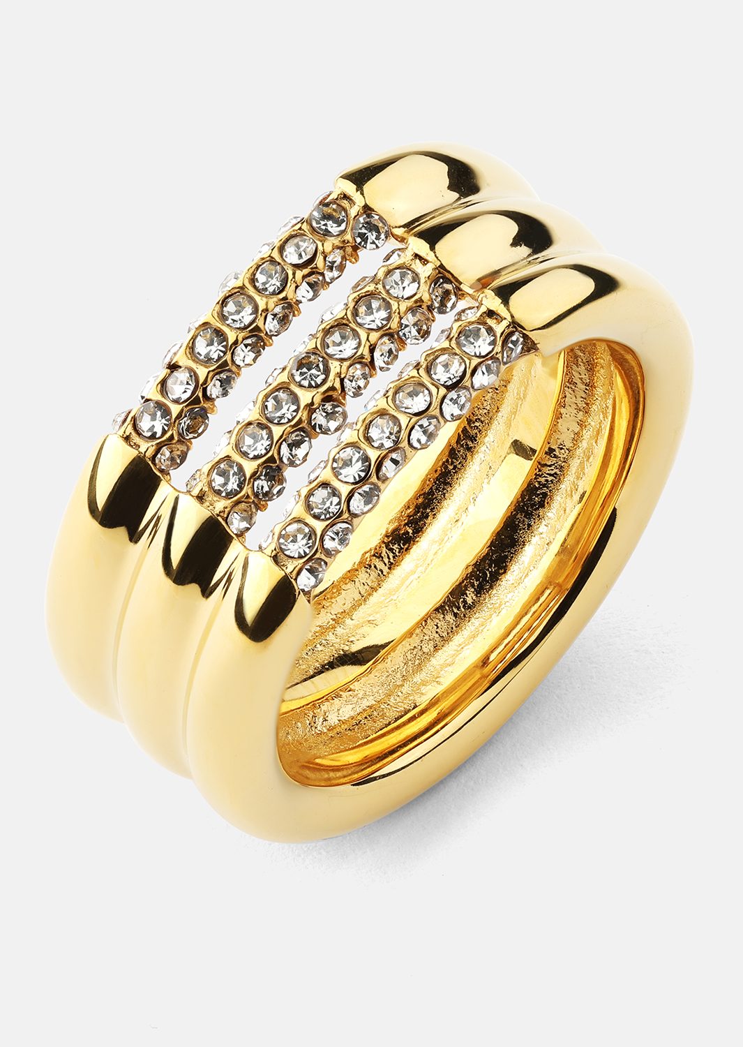 Ring Lumière - 18k gullbelagt