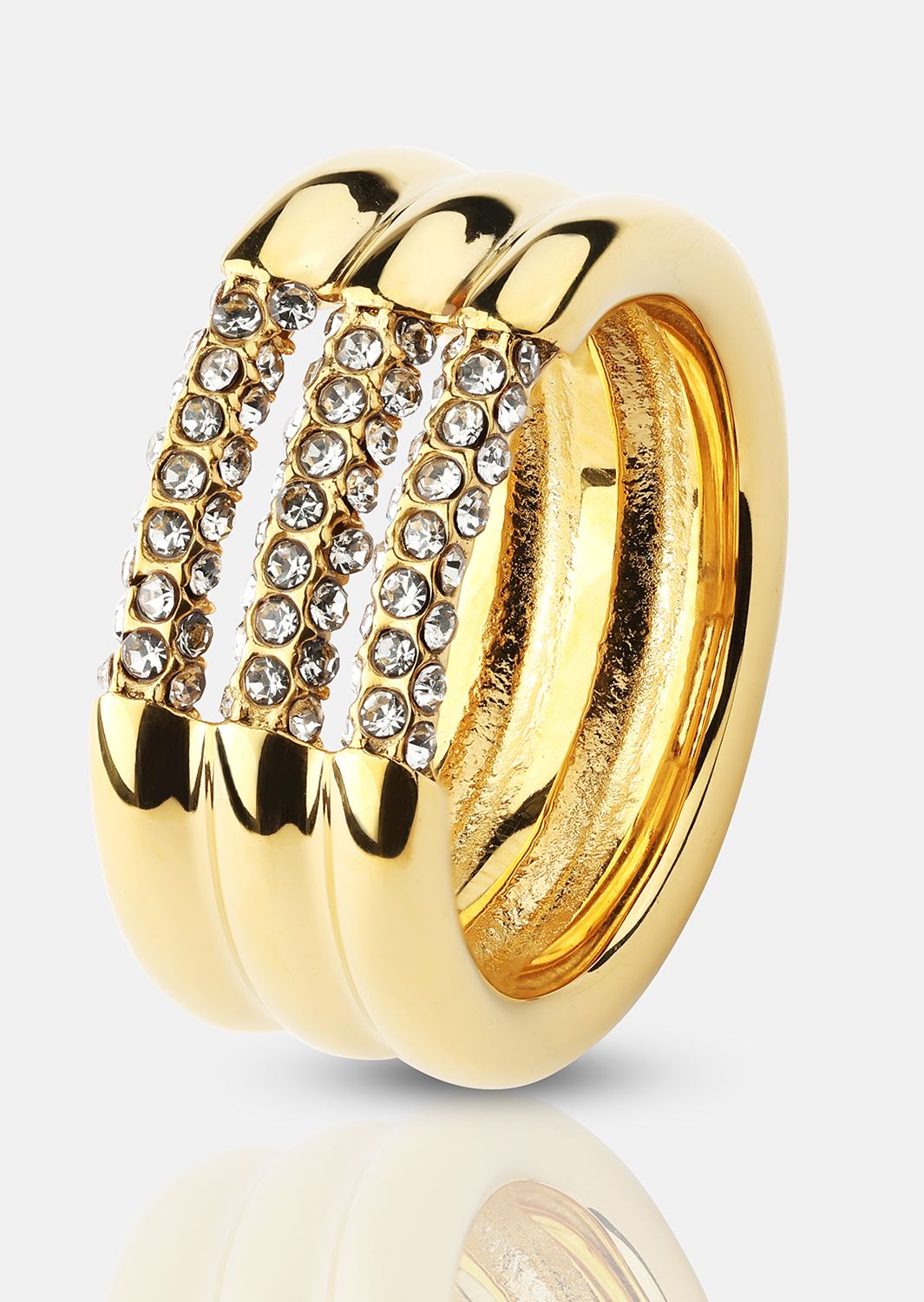 Ring Lumière - 18k gullbelagt