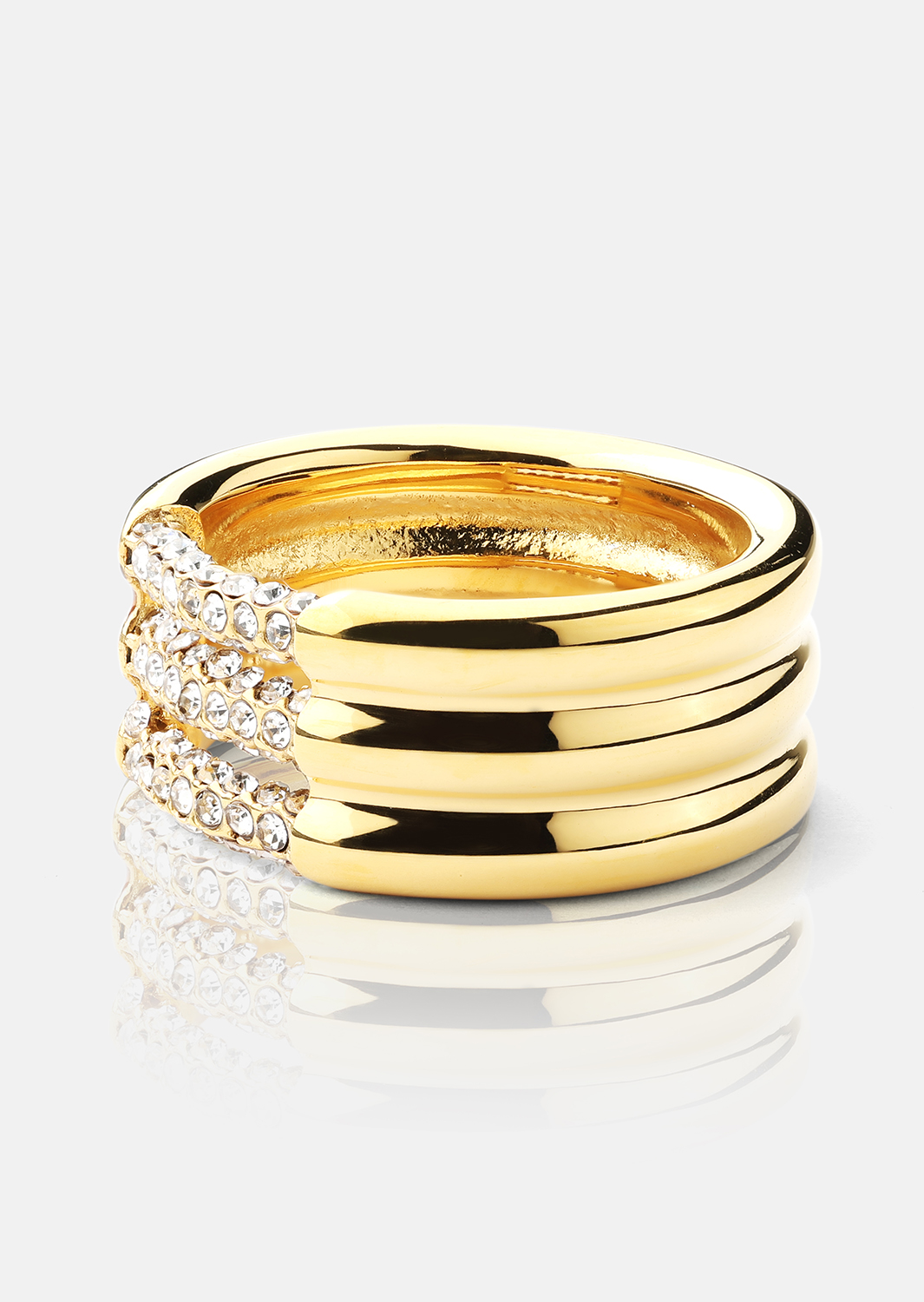 Ring Lumière - 18k gullbelagt