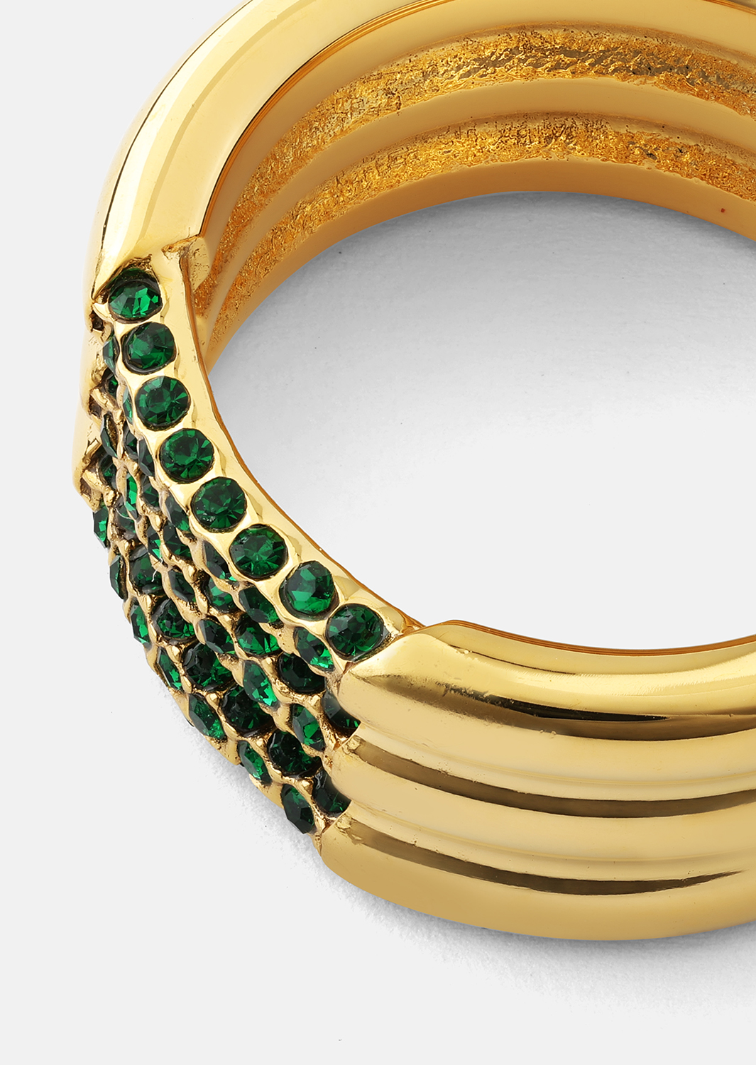 Ring Green Lumière - 18k gullbelagt