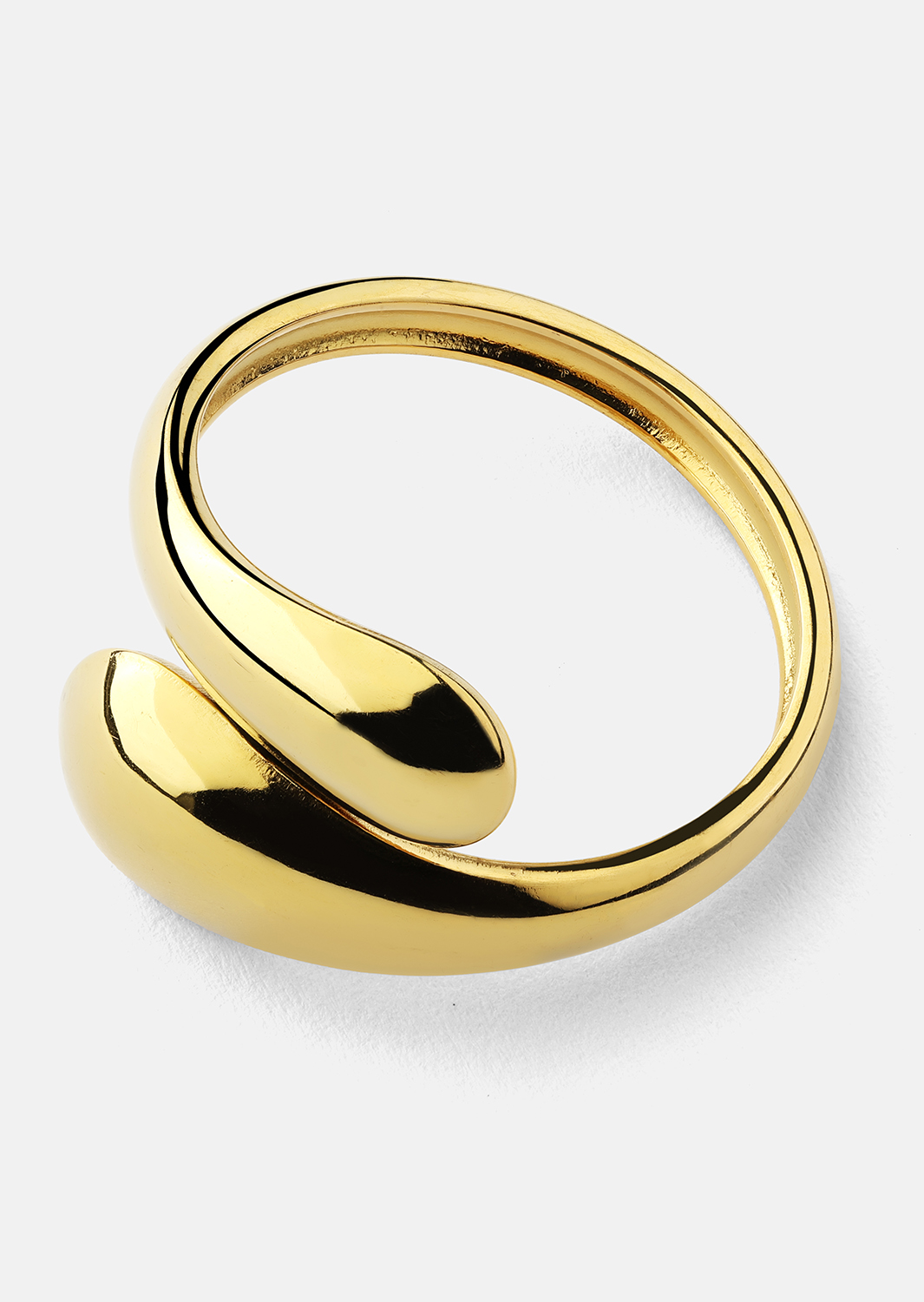 Ring Bold Drops - 18k gullbelagt