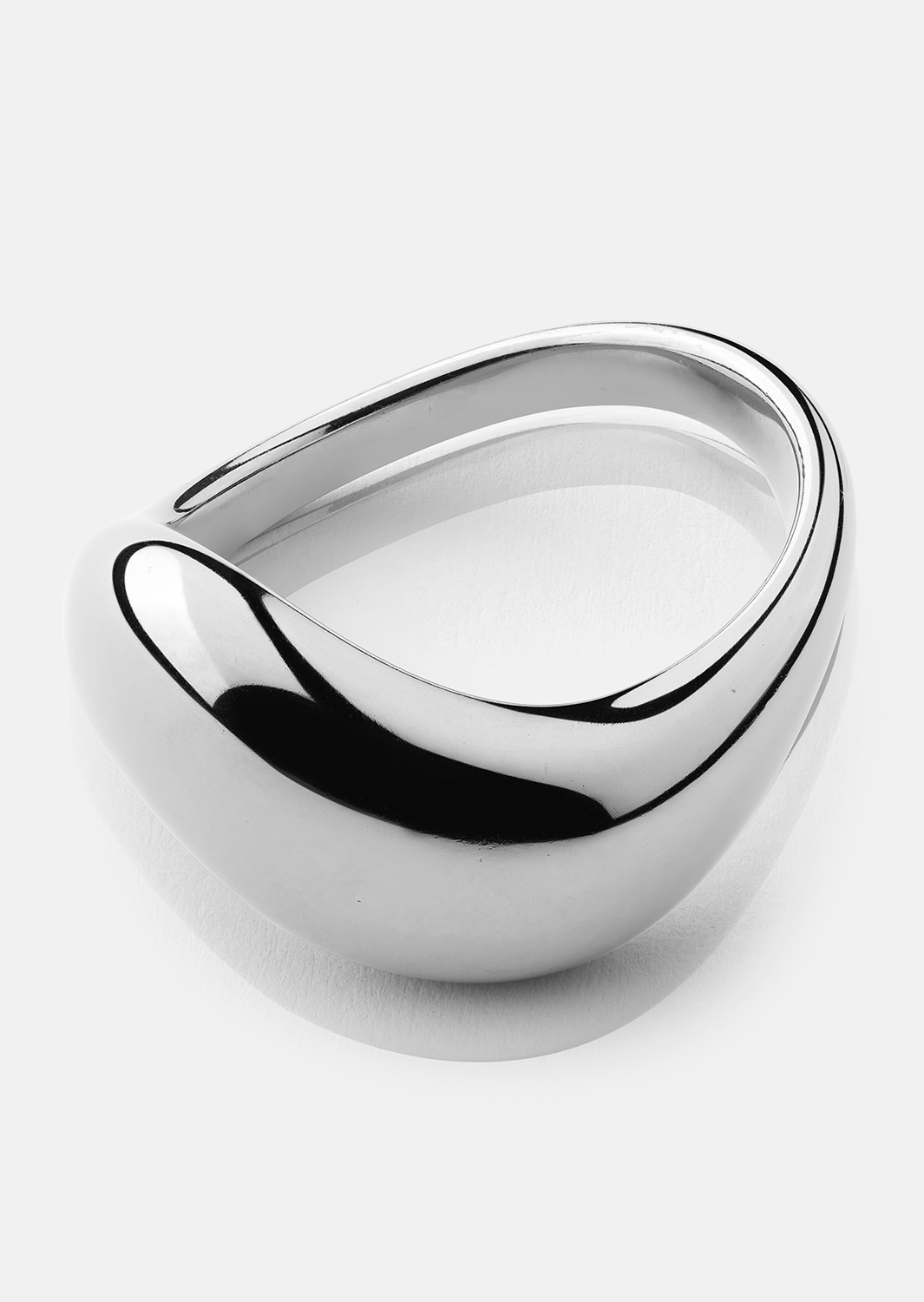 Ring Soft Curve - Sølvbelagt
