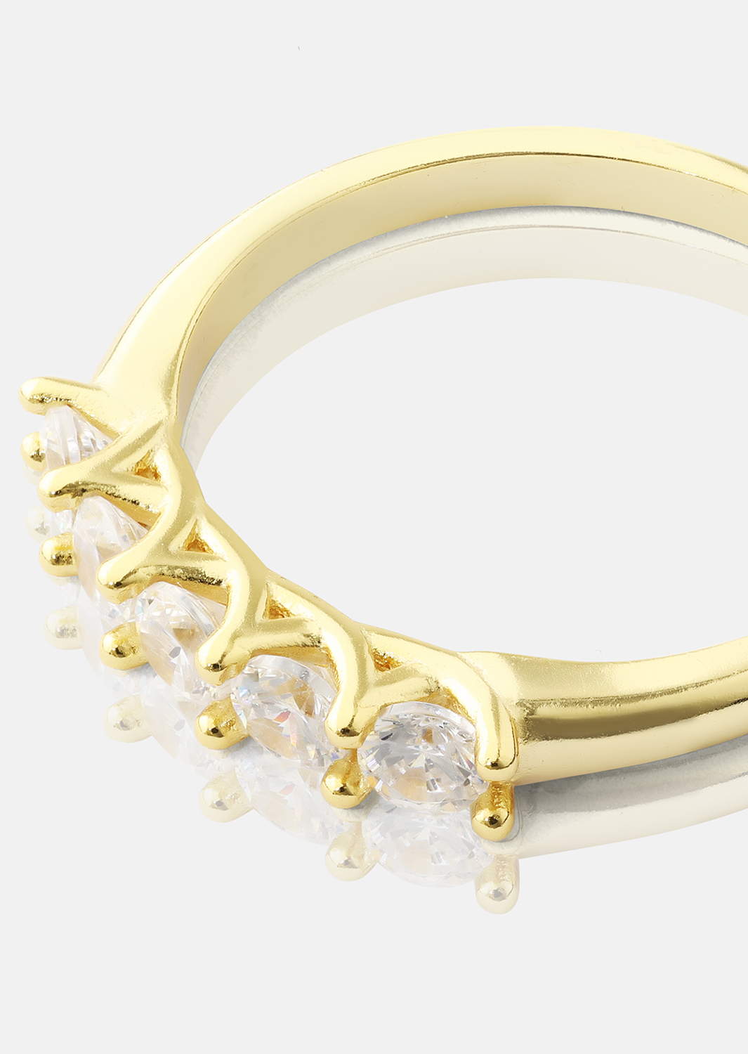 Ring Glowfly - 18k Gullbelagt