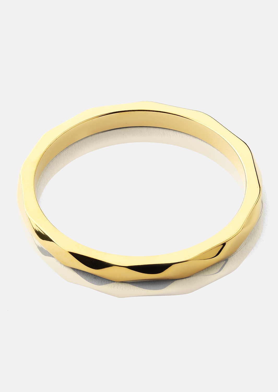 Ring Facet Gleam - 18k Gold Plated
