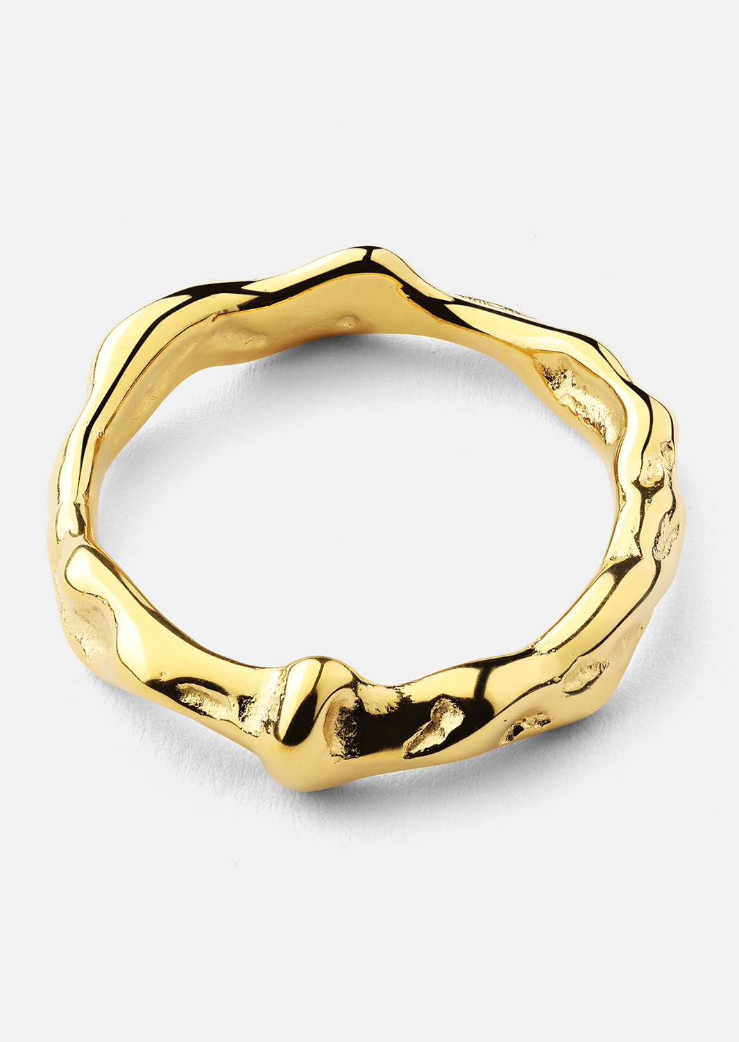 Ondula Ring - 18k Gullbelagt
