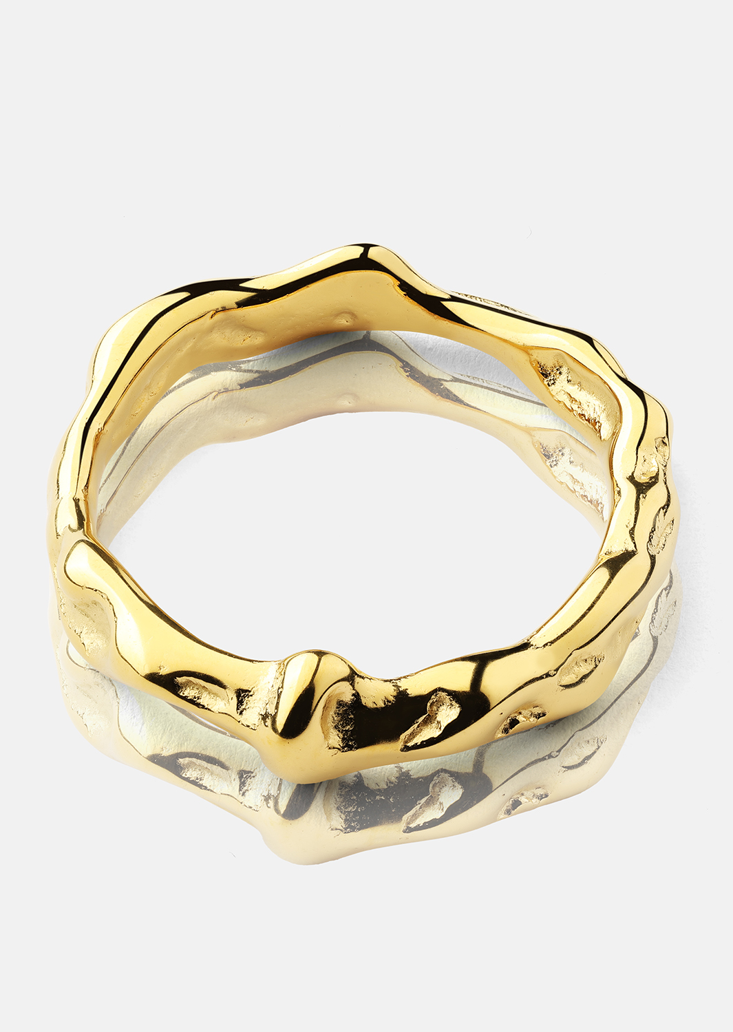 Ondula Ring - 18k Gullbelagt