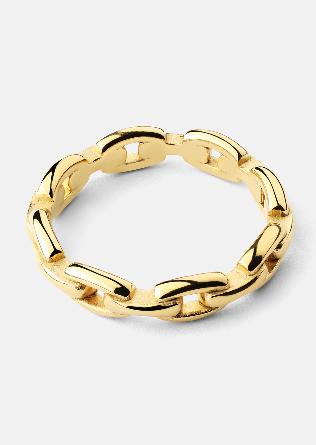 Ring Bold Chain - 18K Gullbelagt
