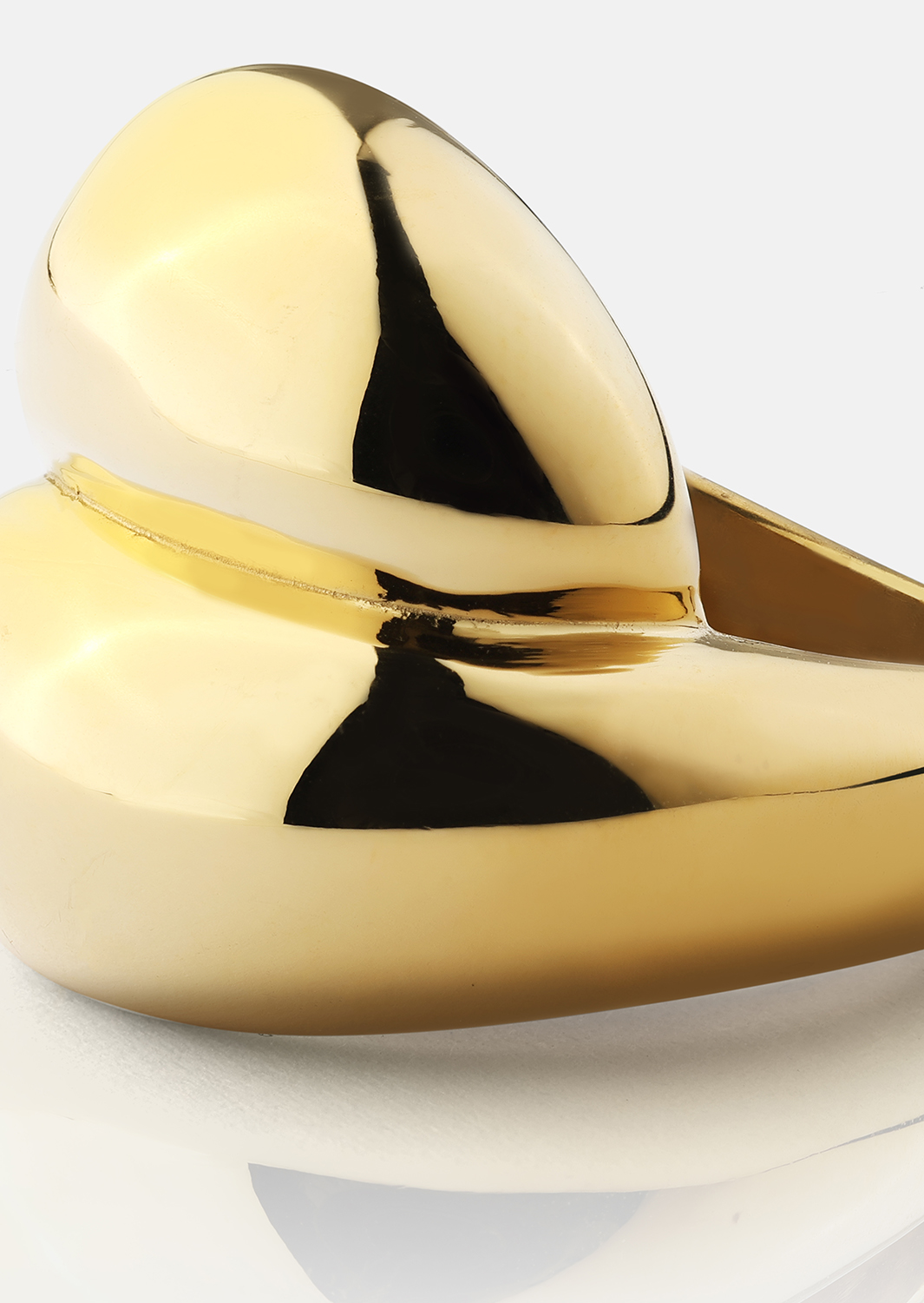 Ring Bold Flow - 18k Gullbelagt