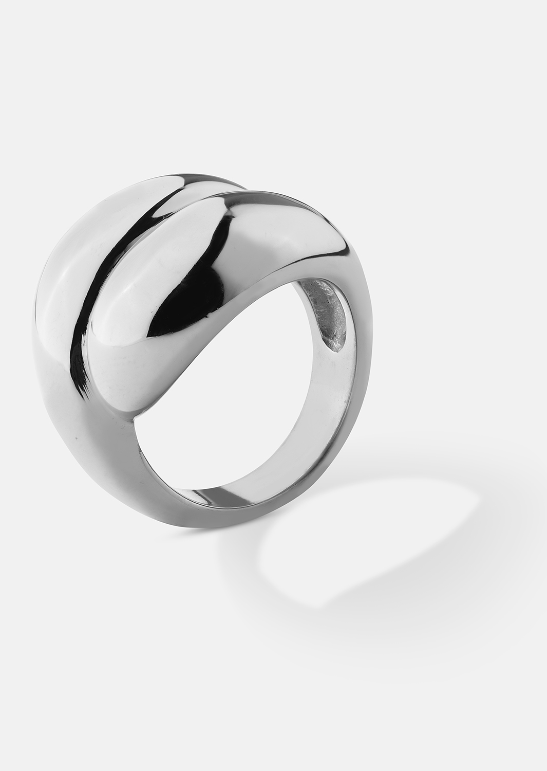 Ring Bold Flow - 18k Sølvbelagt