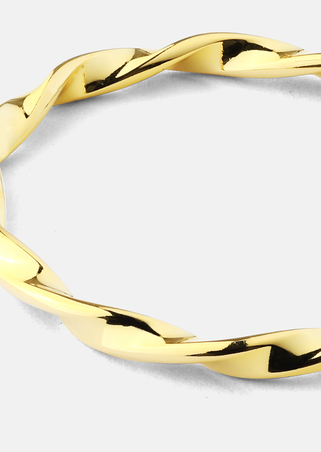 Ring Twist Whisper - 18k Gullbelagt