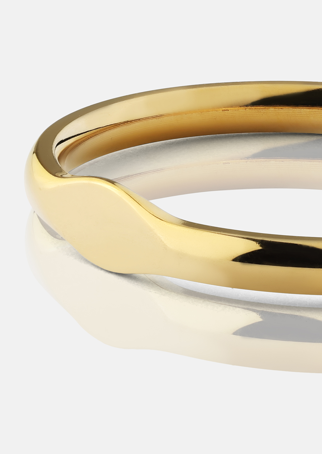 Initial Ring – 18k Gullbelagt