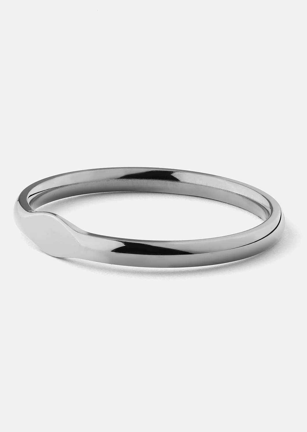 Initial Ring – Sølvbelagt