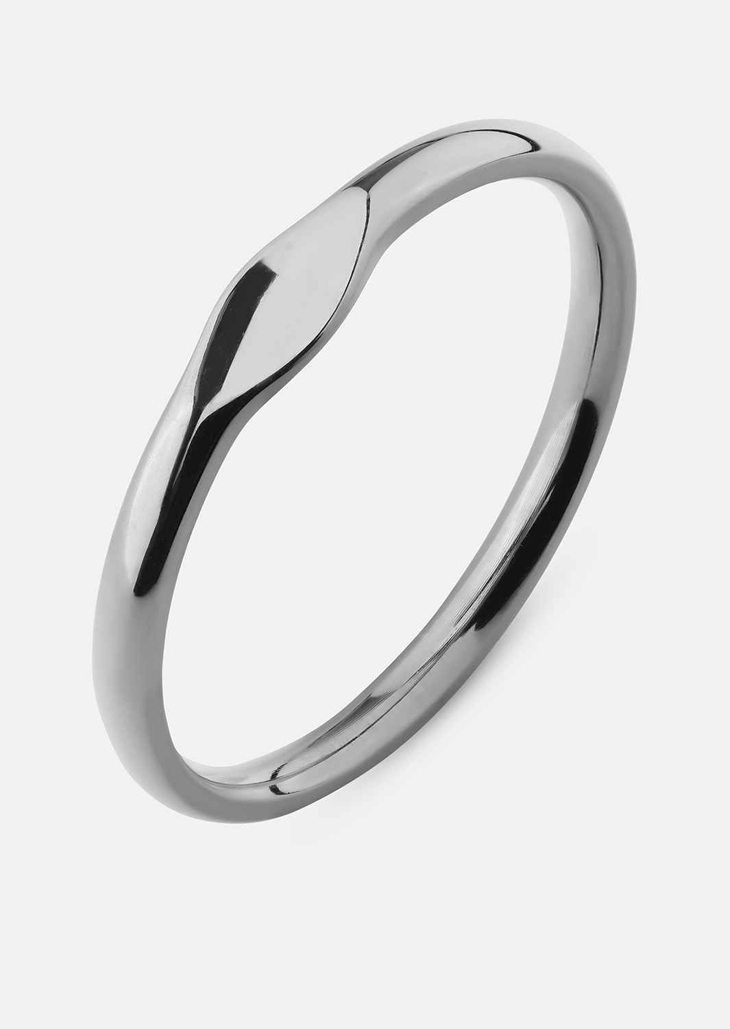 Initial Ring – Sølvbelagt