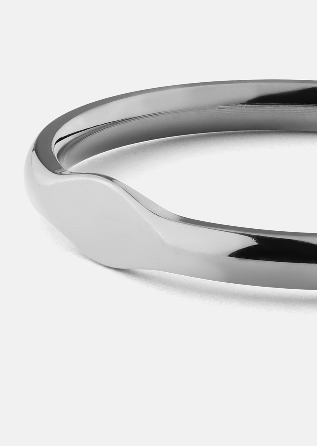 Initial Ring – Sølvbelagt