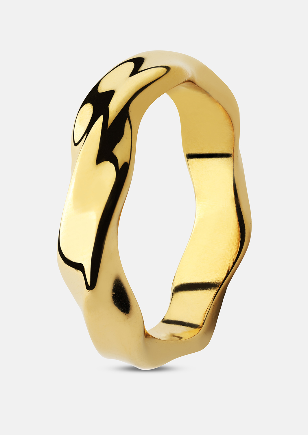 Ring Flow - 18k Gullbelagt