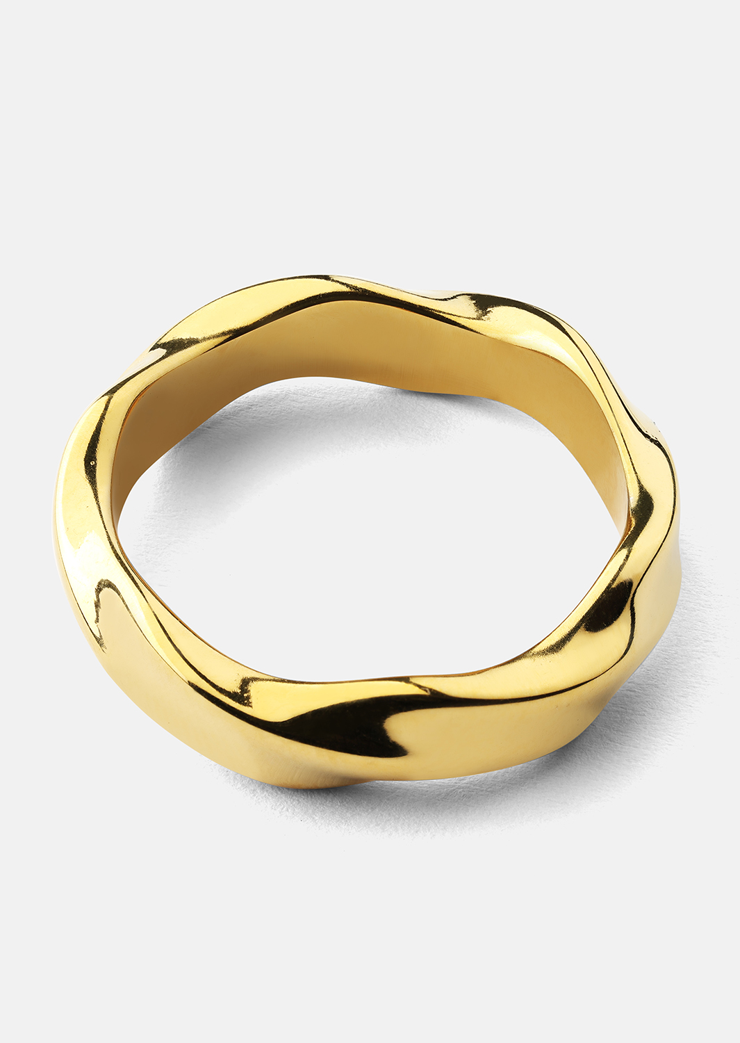 Ring Flow - 18k Gullbelagt