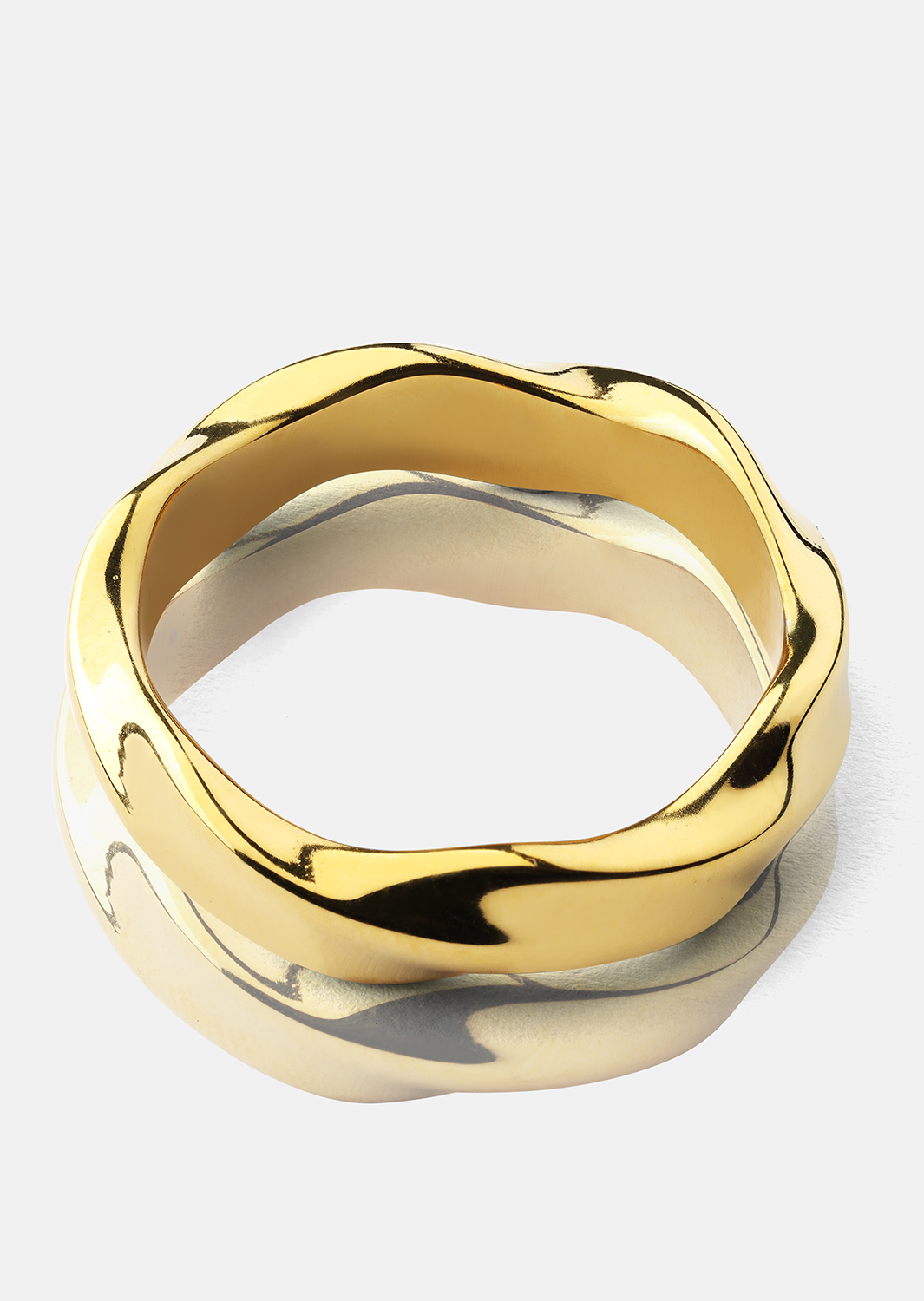Ring Flow - 18k Gullbelagt