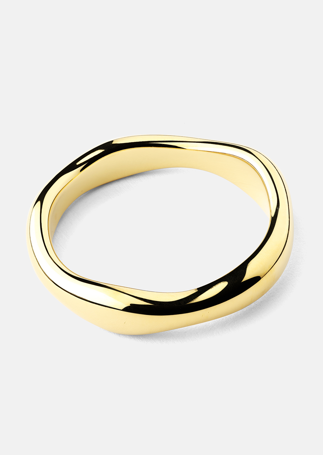 Ring Flow Ring Thin - 18k Gold Plated