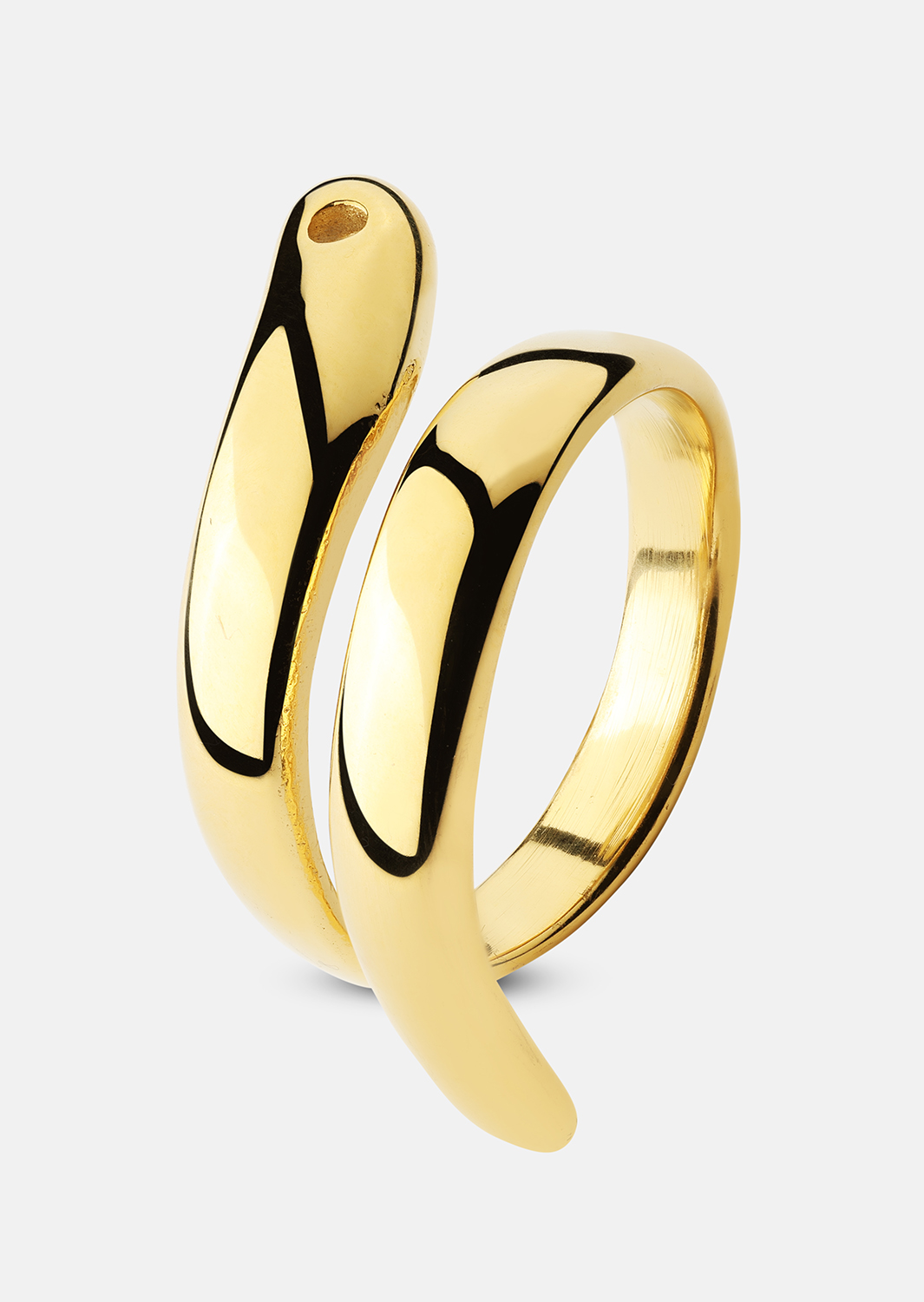 Ring Wave - 18k Gullbelagt