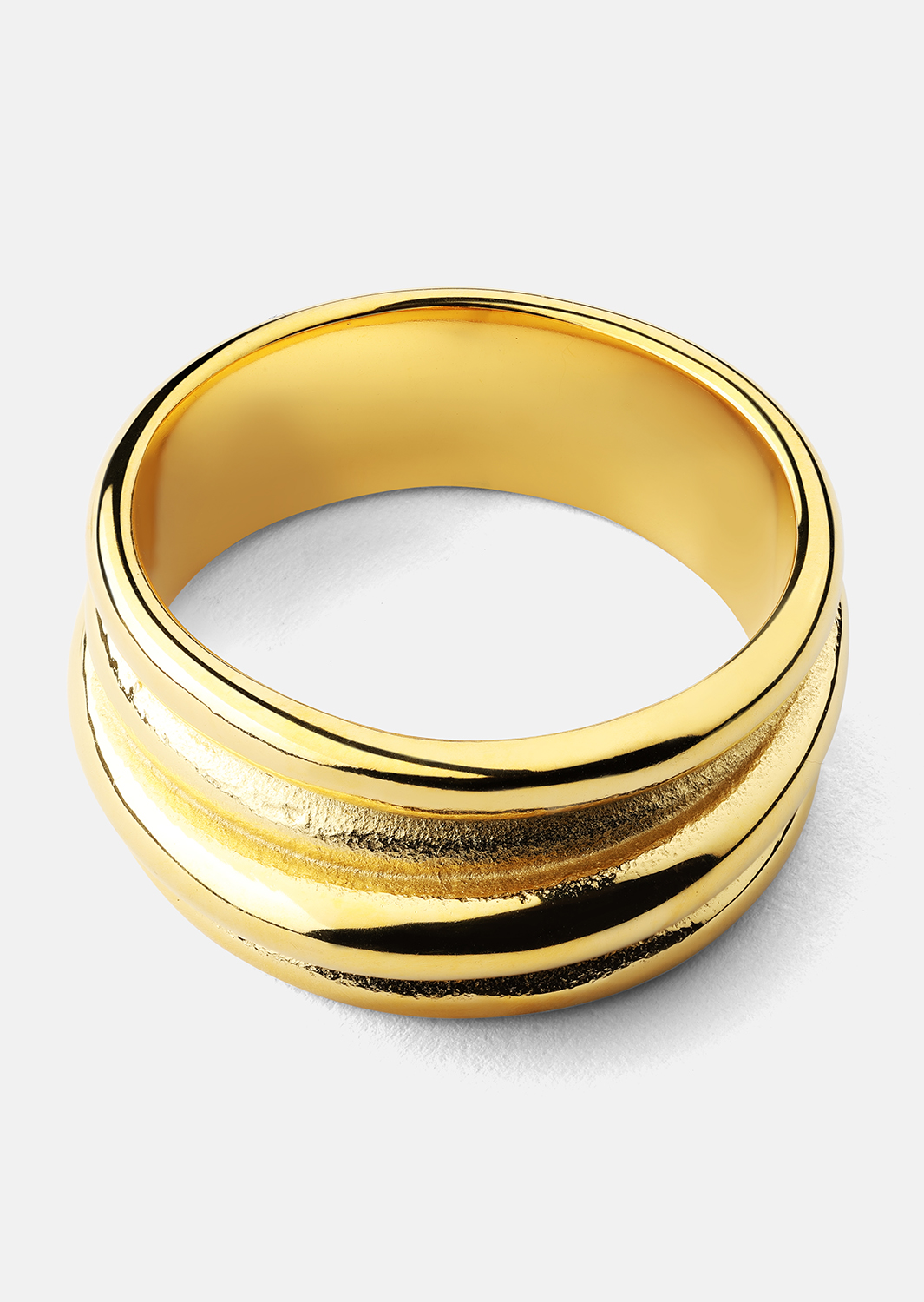 Ring Aurora Bold - 18K Gullbelagt