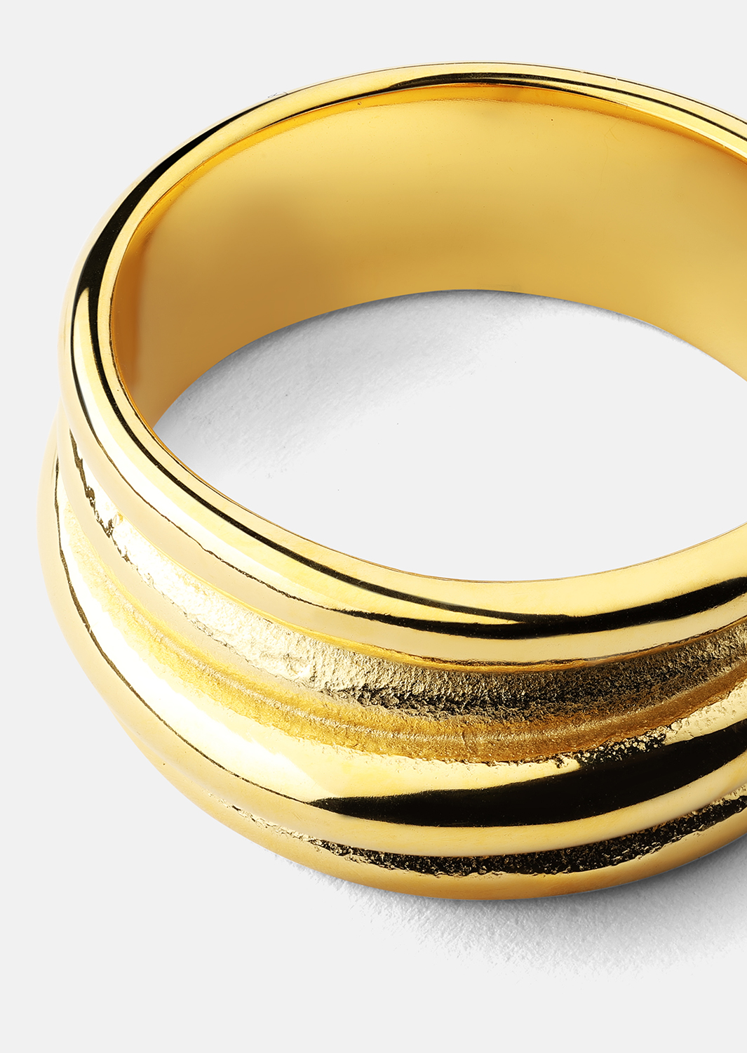 Ring Aurora Bold - 18K Gullbelagt