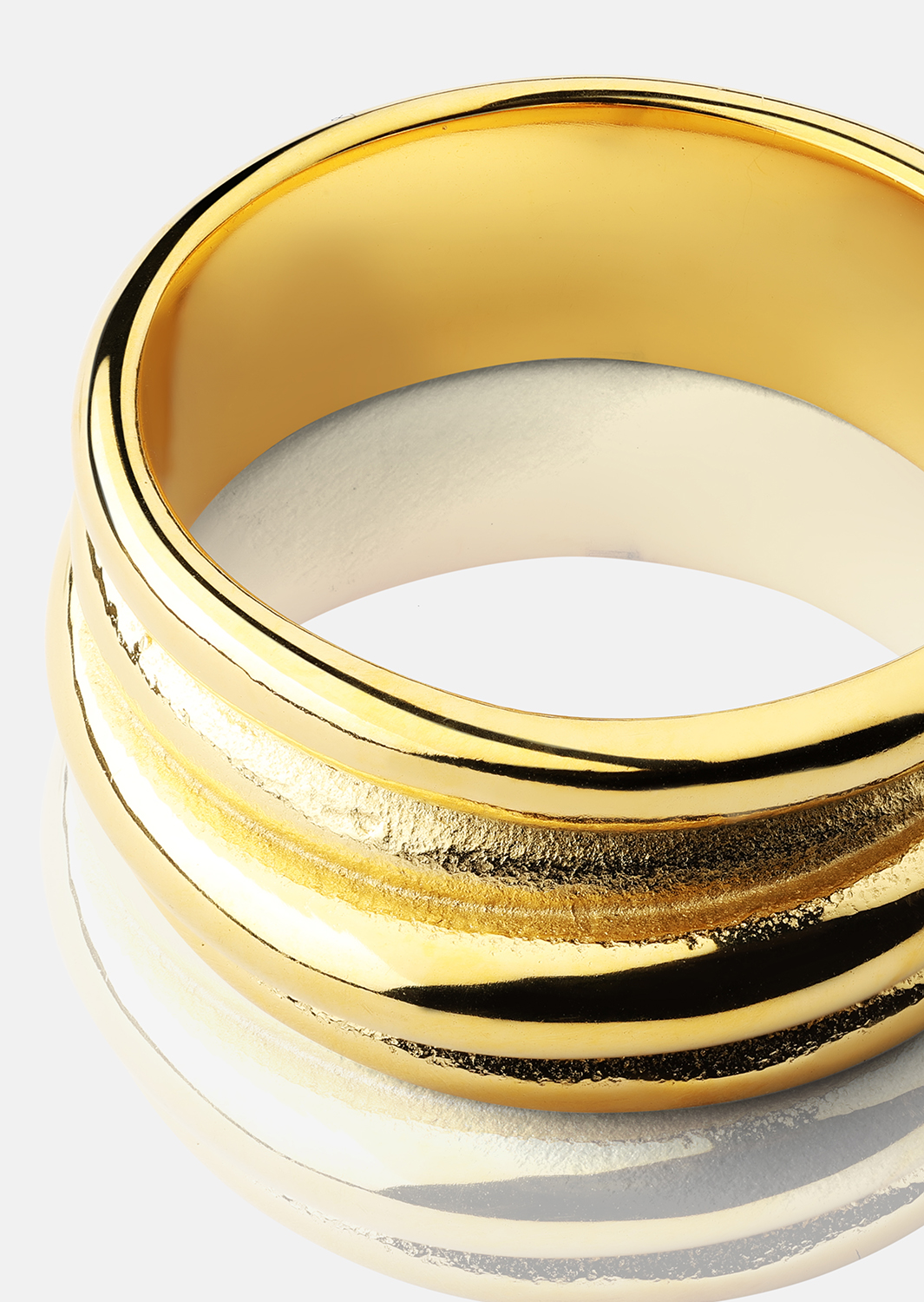 Ring Aurora Bold - 18K Gullbelagt