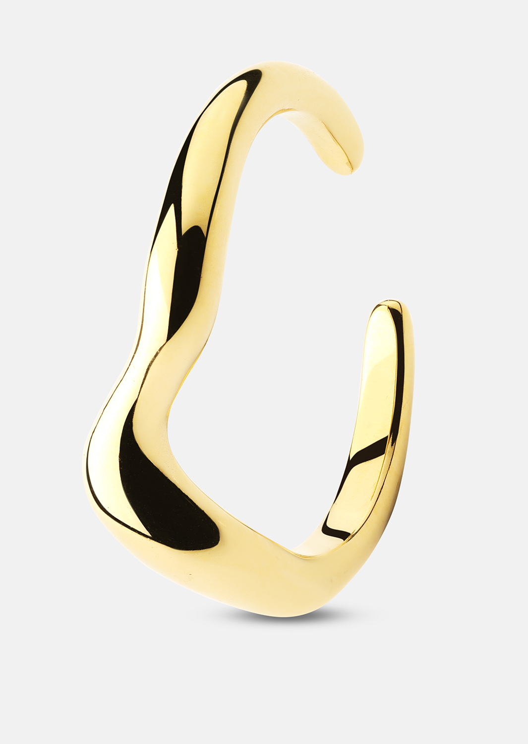 Ring Flow - 18k gullbelagt