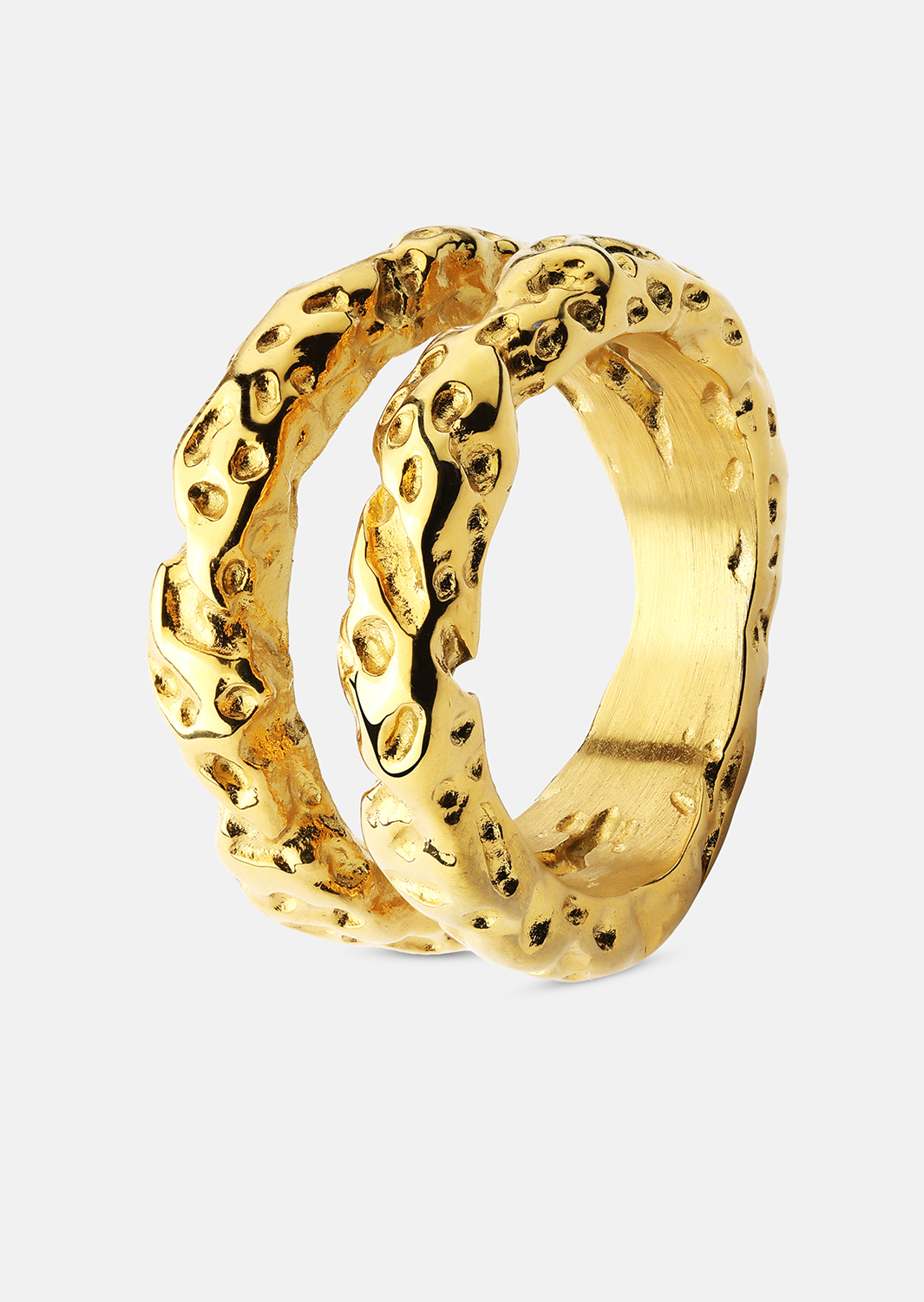  Ring Duo - 18K Plated Gold