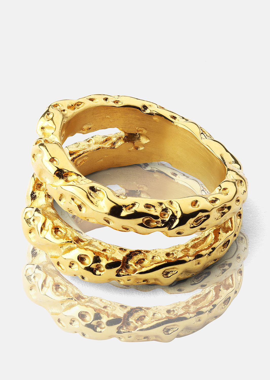  Ring Duo - 18K Plated Gold